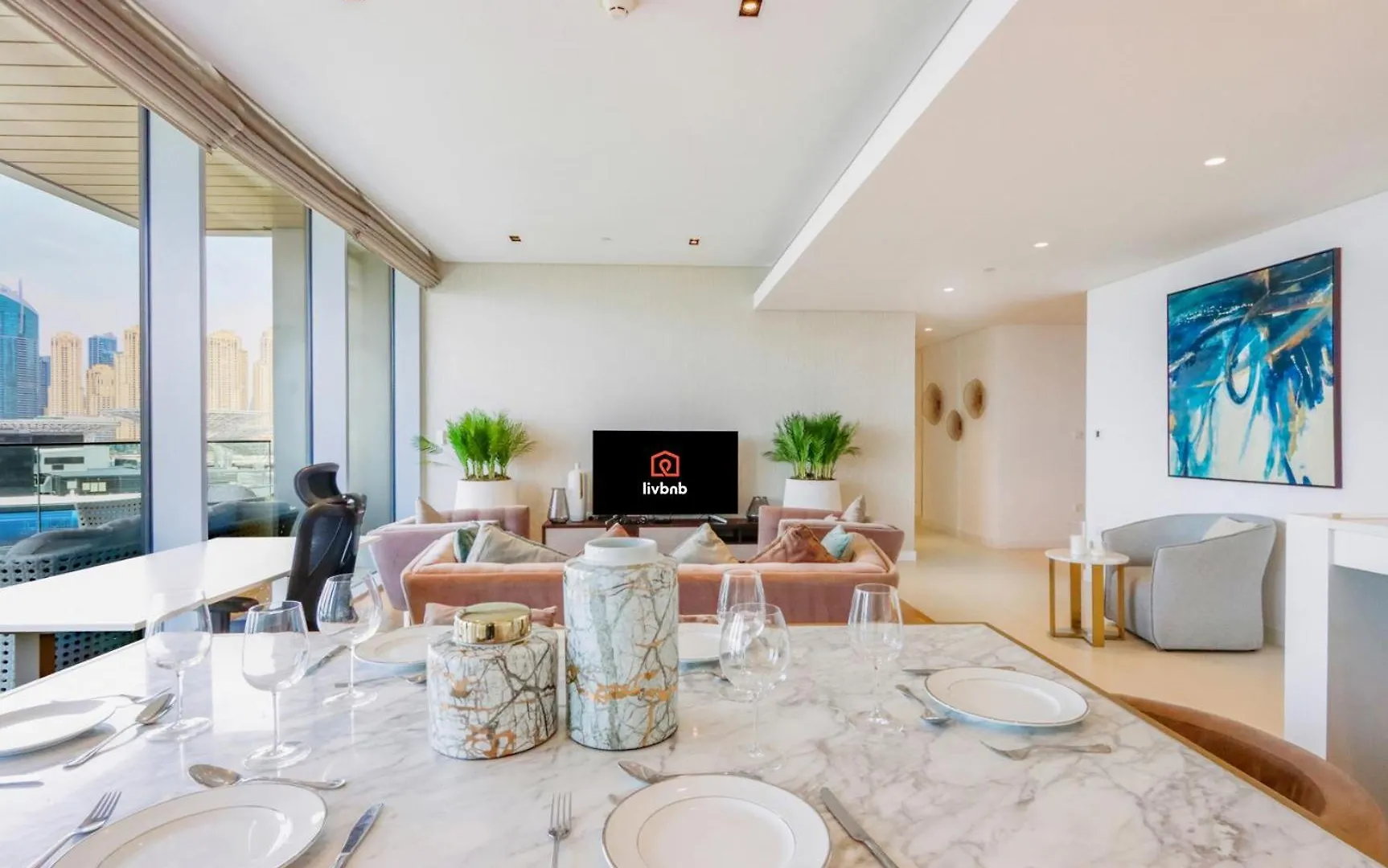 Apartment Livbnb-2Br Suite In Bluewaters With Ain Dubai View Vereinigte Arabische Emirate